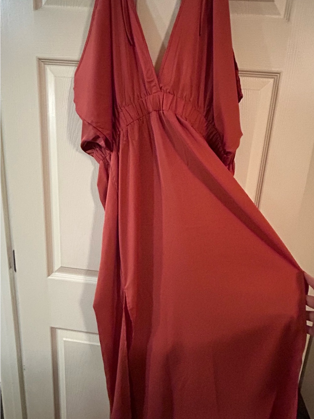 Women's Deep V Maxi Dress